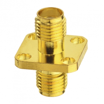 Superbat SMA jack to SMA jack female panel mount straight adapter connector short version