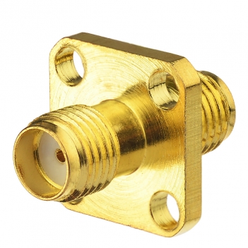 Superbat SMA jack to SMA jack female panel mount straight adapter connector short version