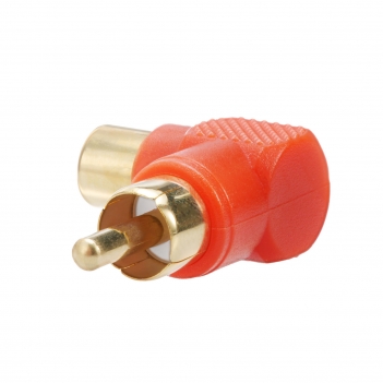 RCA Jack Female to RCA Plug Male Adapter Right Angle