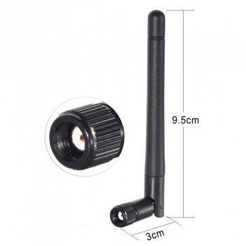 2.4GHz /5GHz 3dBi double dual band WIFI Antenna RP-SMA male for wireless router