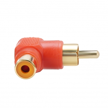 RCA Jack Female to RCA Plug Male Adapter Right Angle