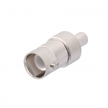 RP BNC Jack with Male Pin Connector Straight Crimp for RG58 LMR-195