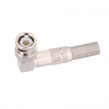 BNC Plug Male Connector Right Angle Crimp LMR-300