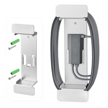 Aluminium Bracket For Starlink Ethernet Cable Caddy with Built-in Adapter Holder - Wall Mountable