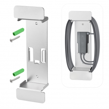 Aluminium Bracket For Starlink Ethernet Cable Caddy with Built-in Adapter Holder - Wall Mountable