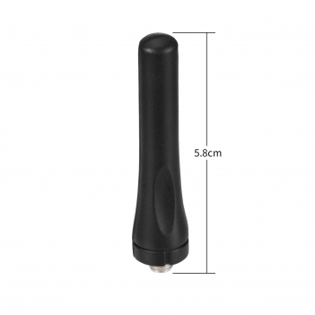 Ham Radio 435 MHz UHF Antenna Two Way Radio Walkie Talkie Short Soft Whip Rubber Antenna 2.28inch for Kenwood Wouxun Baofeng BF-F8HP UV-5R UV-82 BF-888S