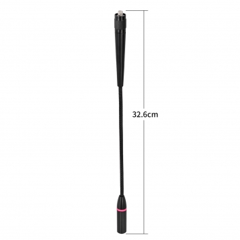 SMA Female Dual Band VHF/UHF 144/430MHz High Gain Soft Whip Antenna for Kenwood/Wouxun/TYT Radios Walkie Talkie etc.