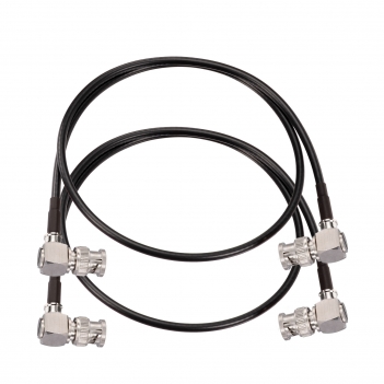 75 Ohm SDI Cable BNC Male to Male Right Angle Belden 1855A 60cm Supports HD-SDI 3G-SDI 1080P 4K 8K 12G-SDI Audio Video