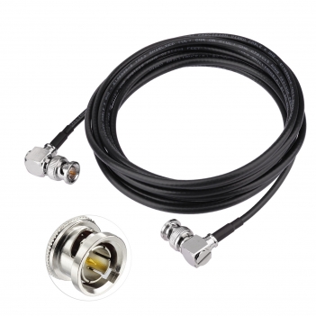 75 Ohm BNC Right Angle Male to BNC Right Angle Male (Belden 1855A) 3G 6G HD SDI Vedio Camera Cable