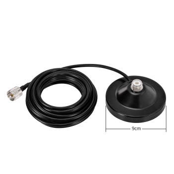 PL259 SO239 Mobile Antenna Ground for BTECH ICOM Kenwood Midland Yaesu TYT AnyTone Radioddity Cobra Uniden VHF UHF PL259 Male Car Mobile Radio Transceiver Enhance Signal