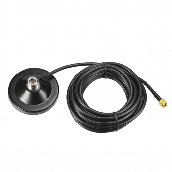 Lora Antenna Magnetic Base - N Female to RP-SMA Male - compatible with Nebra BOBCAT 300 RAK V2 Syncrobit SenseCAP M1 Helium HNT Miner Hotspot LoraWan Fiberglass Antennae