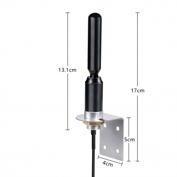 4G LTE SMA Antenna Wall Mount Copper Rod Antenna - Compatible with Spypoint Link Micro Covert Spartan Stealth Cam Tactacam Muddy Cellular Trail Camera Hunting Wildlife Cam Router Gateway