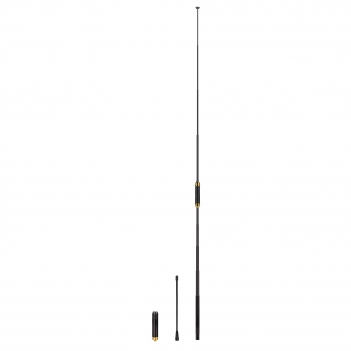 Dual Band VHF UHF Antenna Amateur Radio Antenna Telescopic SMA Female 5.5 dBi 136-174/400-470 MHz for Baofeng UV-5R UV-82 Kenwood Quansheng Wouxun Ham Radio Walkie Talkie Rad