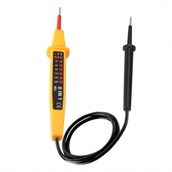 6V~380 V Electric Circuit Tester 8 in 1 AC/DC Voltage Detection Two Pole Probe Pen Continuity Detector Pen Meters Tester