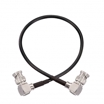 75 Ohm BNC Right Angle Male to BNC Right Angle Male (Belden 1855A) 3G 6G HD SDI Vedio Camera Cable