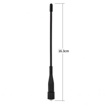 Two Way Radio Antenna 6in, VHF/UHF Dual Band SMA Female Flexible Handheld Ham Radio Antenna  for Kenwood Baofeng Walkie Talkie UV-5R UV-82 Yaesu FT-65