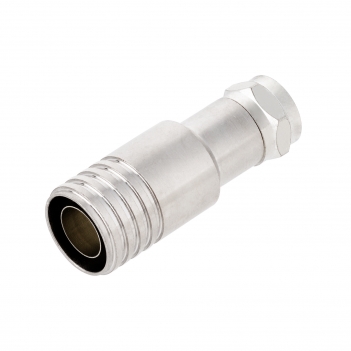 F Plug Male Connector Straight Crimp RG11