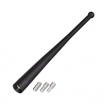 6.89 Inch Universal Car Radio Rubber Antenna Mast FM AM Vehicle Stereo Radio Replacement Antenna with M4 M5 M6 Screw Adapter