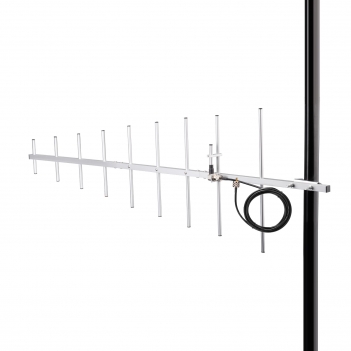 9 Elements Yagi Antenna High Gain 13dBi UHF 430-450MHz Aluminum Alloy Outdoor Antennas with 10ft Cable for Ham Radio GMRS Repeater System Amateur Two-Way Radios Scanner Satellite Radio