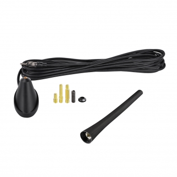 Car Universal AM FM Stereo Radio 6.3 Inches Antenna with Mount Base - Universal Vehicle FM Replacement Antenna