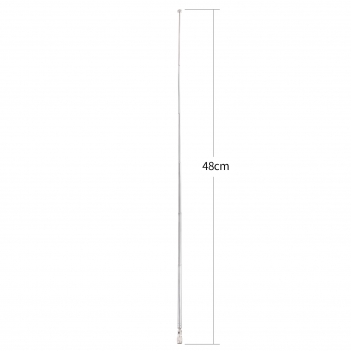 6-Section SMA Male Telescopic Antenna (2-Pack) Compatible with RTL-SDR Blog V3 Dongles HackRF One SDR Nooelec RTL-SDR v5 Radio Communication Antenna Replacement