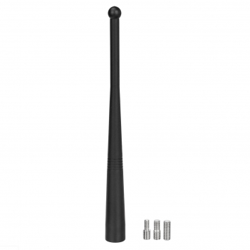 6.89 Inch Universal Car Radio Rubber Antenna Mast FM AM Vehicle Stereo Radio Replacement Antenna with M4 M5 M6 Screw Adapter