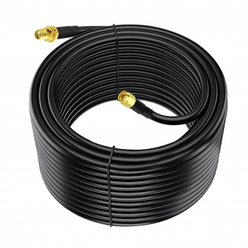 20 Feet SMA Male to SMA Bulkhead Female ALSR240 Extension Cable