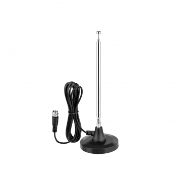 Strong Magnetic Base Portable Telescopic FM Radio Antenna with 10ft Extension Cable for Yamaha Marantz Pioneer Onkyo Sherwood FM Radio Tuner AV Audio Bluetooth Home Theater Stereo Receiver