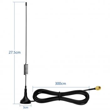 High gain magnetic base 868MHz antenna