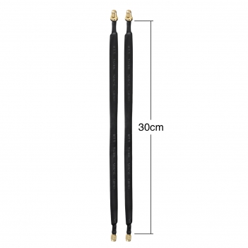 (RP-SMA) Male to Female Window Flat Cable 50 Ohm 11.8inch Window Pass-trough Entry Cables for WiFi 4G Antenna Miners Router Security Camera Signal Booster Repeater Wireless Network Card Adapter 2pcs