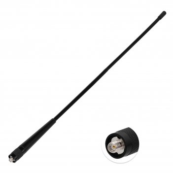 SMA Female Dual Band 136-174/400-470MHz flexible whip Antenna