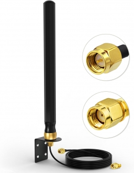 SUPERBAT 698-2700 MHz 4G LTE Antenna 8dBi SMA Connector Wall Mounting Waterproof Antenna Omnidirectional Network Antenna