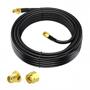 10 Feet SMA Male to SMA Bulkhead Female ALSR240 Extension Cable