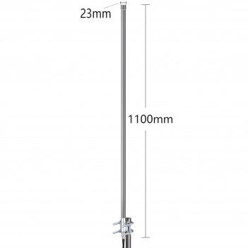 Bingfu 43.3inch 8dBi 868MHz 915MHz Lora Antenna+10ft ALSR400 Low Loss Cable for Helium HNT Miner Hotspot LoraWan Gateway