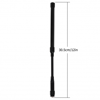 SMA Female Dual Band 136-174/400-470MHz flexible fiberglass Antenna