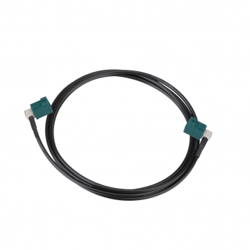 Fakra Z Female Right Angle to Fakra Z Female Right Angle Extension Cable 150cm RG174 for Car Stereo Radio GPS Navigation