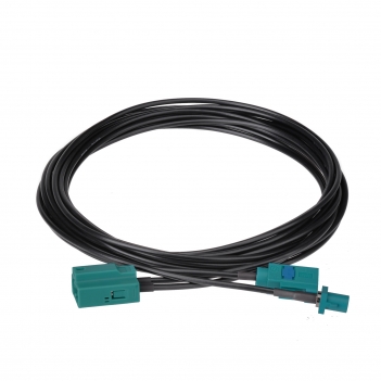 Fakra Double Z Female to Fakra Z Male and Female Splitter Extension Cable 250cm RG174 for Car Stereo Radio GPS Navigation