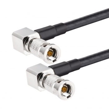30 CM 1855A HD BNC Jumper Cable 1FT HD SDI 3G 6G Belden 1855A Cable HD BNC Male Right Angle to HD BNC Male Right Angle 75 Ohm Digital Video Cable