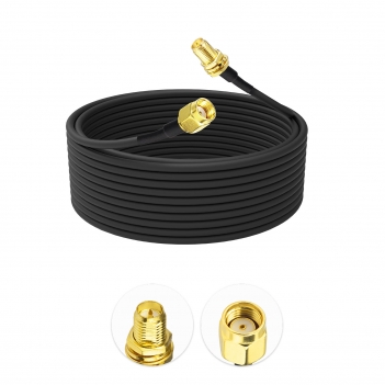 500cm ALSR100 Jumper RP SMA Male To RP SMA Female Bulkhead Cable