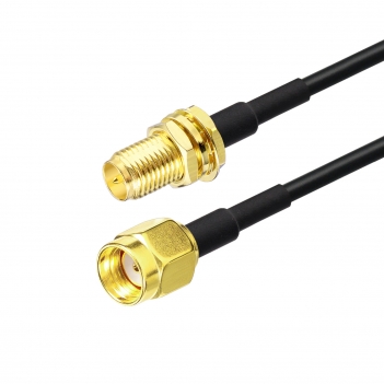 200cm ALSR100 Jumper RP SMA Male To RP SMA Female Bulkhead Cable