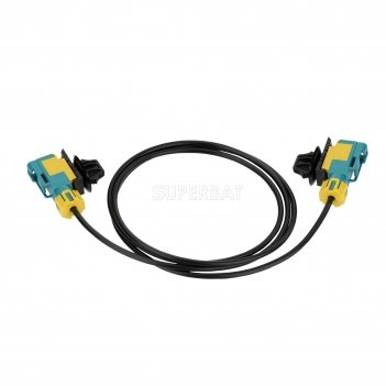 IP67 Waterproof FAKRA Waterblue Code Z female To female Pigtail cable RG174