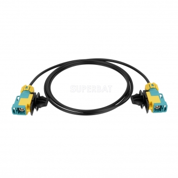 IP67 Waterproof FAKRA Waterblue Code Z female To female Pigtail cable RG174