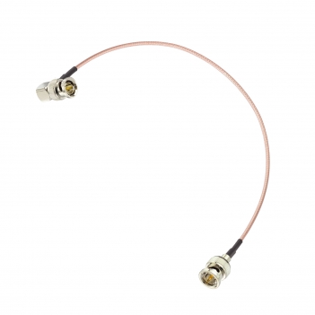 Superbat HD 3G SDI Cable 30cm 75ohm Thin BNC RG179D Male to Male Right Angle Double-Shielded Cable for Professional Camcorder SDI Converter CCTV Monitor Security Camera Supports 4K/8K
