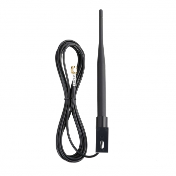Outdoor Weatherproof Dual Band 2.4GHz 5GHz 5.8GHz 5dBi WiFi Antenna RP-SMA Male 3m Extension Cable with Mounting Bracket Compatible with WiFi Router Range Extender Gateway
