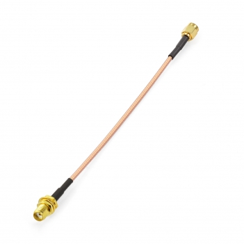 SMA Male to Female Bulkhead RG316D Cable 50ohm Double-Shielded WiFi Antenna Extension Cable for 4G LTE Router RTL-SDR USB Dongle ADS-B Receiver Network Analyzer SDR Devices