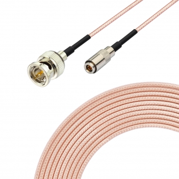DIN 1.0/2.3 Male to BNC Male 75 Ohm Double Shielded RG179D Video SDI Cable 100cm 3.28FT for 3G HD SDI Video Recorder Camera Assist Monitor Audio Gateway Hub Broadcast Router Frame Synchronizer Sync Converter