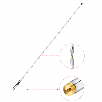 Dual Band Ham Radio Mobile Radio Antenna SMA Female VHF UHF 136-174MHz 400-470MHz Amateur antenna for Baofeng BF-F8HP UV-5R UV-82 BF-888S GT-3 Ham Two Way Radio Walkie Talkie