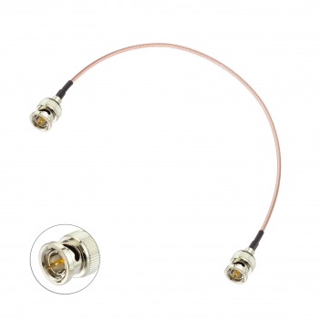 HD 3G SDI Cable 30cm 75ohm Thin BNC RG179D Male to Male Double-Shielded Cable for Professional Camcorder SDI Converter CCTV Monitor Security Camera Supports 3G-SDI/HD-SDI/4K/8K