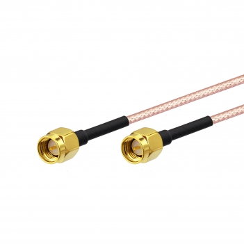 SMA Male to Male RG316D Cable 50ohm Double-Shielded WiFi Antenna Extension Cable for 4G LTE Router RTL-SDR USB Dongle ADS-B Receiver Network Analyzer SDR Devices