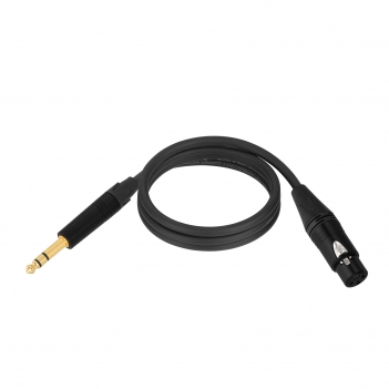 100cm/3.3FT 6.35mm (1/4 Inch) TRS to Balanced XLR Female Stereo Audio Cable for Bass,Electric Guitar, Keyboard,Amp,Speaker,Equalizer;Microphones,Amplifiers, mixing consoles; Live events or studio sound; Analog audio.